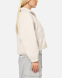 Nike Women's Sportswear Sherpa Jacket Lt Orewood Brown