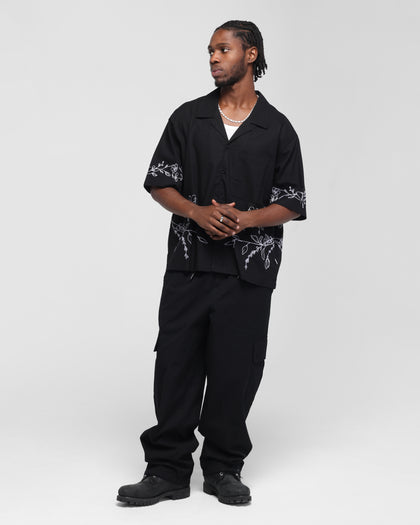 Carre Botanica Button Up Shirt Black