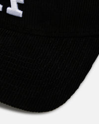 New Era Los Angeles Dodgers 'Black Cord' 9FORTY A-Frame Corduroy Snapback Black