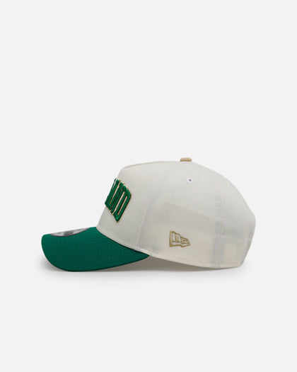 New Era Oakland Athletics 'Chrome Metallic Wordmark' 9FORTY A-Frame Snapback Chrome