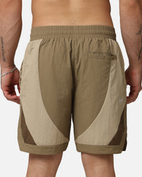 Saint Morta Holy Grail Nylon Shorts Brown