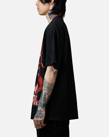 73Studio Star Wars Darth Maul Airbrush T-Shirt Black Acidwash