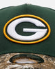 New Era Green Bay Packers 'Realtree Visor' 9FORTY A-Frame Snapback Official Team Color