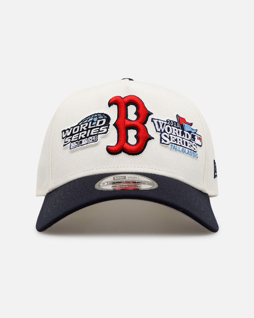 New Era Boston Red Sox 'World Series Logo' 9FORTY A-Frame Snapback Chrome