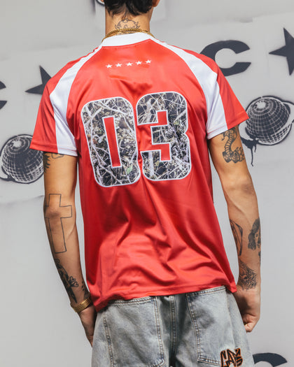 Carre Striker Jersey T-Shirt Red/White