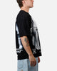 73Studio Star Wars Stand Off Glitter T-Shirt Black Acidwash