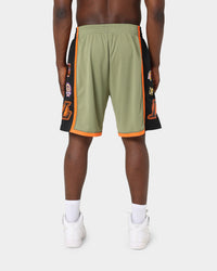 Mitchell & Ness Los Angeles Lakers Flight Swingman Shorts Olive