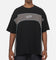 Carre Athletic Panel Crew T-Shirt Washed Black