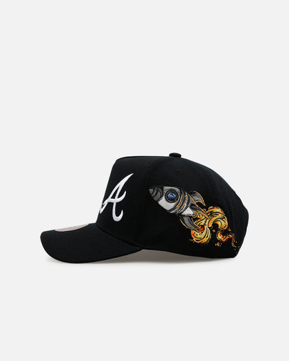 Mitchell & Ness Atlanta Braves 'Rocketman' Pro Pinch Snapback Black
