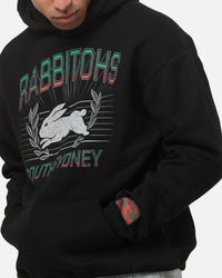 Bleacher Athletic South Sydney Rabbitohs NRL Adult Club Wreath Hoodie Black