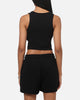 New Era Women's New York Yankees Crop Tank Black
