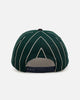 New Era New York Mets 'Pinstripe' 9FORTY A-Frame Snapback Dark Green