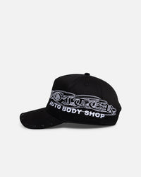 Loiter Body Shop Snapback Hat Black
