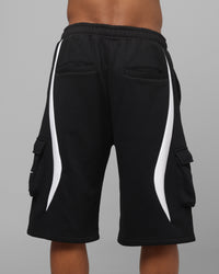 Loiter Hybrid Tek Cargo Shorts Black