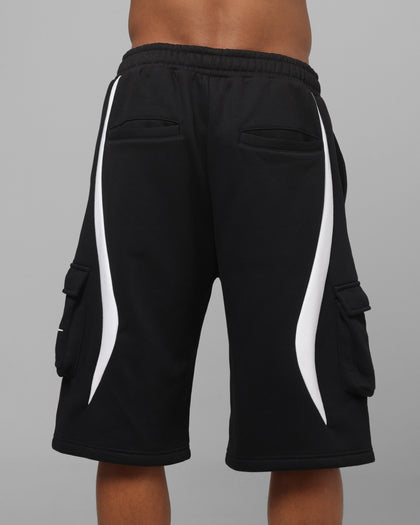 Loiter Hybrid Tek Cargo Shorts Black