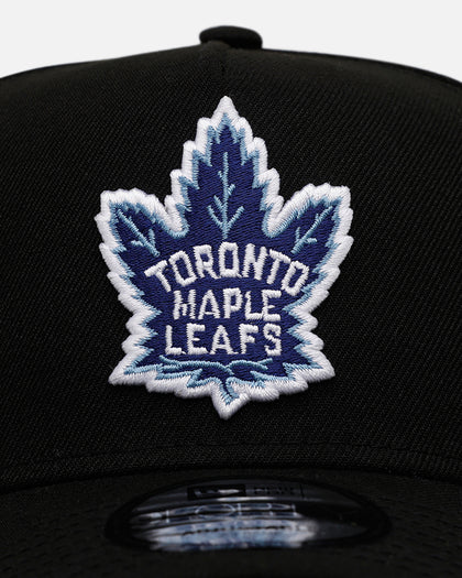 New Era Toronto Maple Leafs 'Black And Sky Blue' 9FORTY A-Frame Snapback Black/Sky Blue