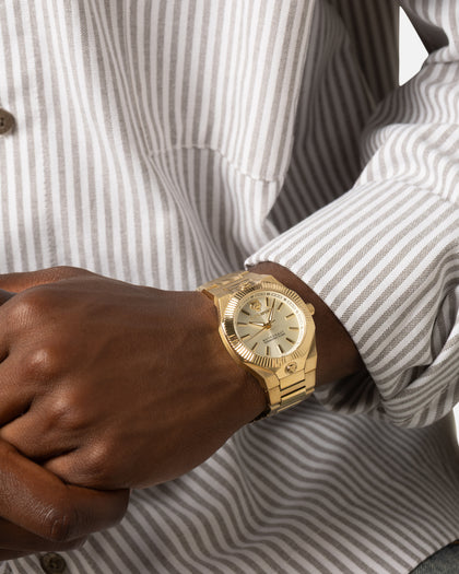 Phillip Plien Sport Metronaut Bracelet Watch Gold