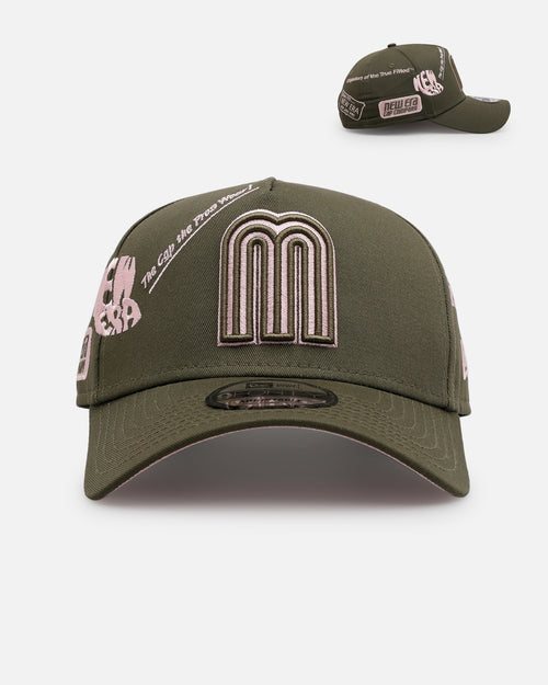 New Era Mexico National Baseball Team 'Mexico Spring Delivery' 9FORTY A-Frame Snapback Olive