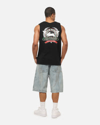Bleacher Athletic South Sydney Rabbitohs NRL Adult Muscle T-Shirt Black