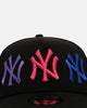 New Era New York Yankees 'Dancing Logos' 9FORTY A-Frame Snapback Black