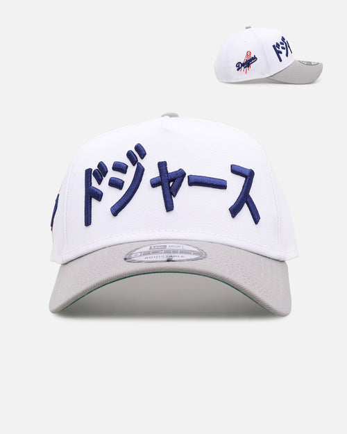 New Era Los Angeles Dodgers 'Japan Pack' Kanji 9FORTY A-Frame Snapback White/Grey