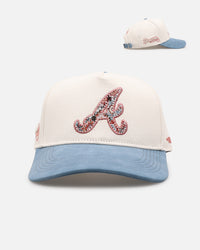 Pro Standard Atlanta Braves 'Tapestry' Pinch Front Strapback Natural