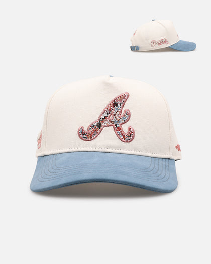 Pro Standard Atlanta Braves 'Tapestry' Pinch Front Strapback Natural