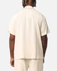 XXIII Desert Flower Linen Button Up Shirt Off White