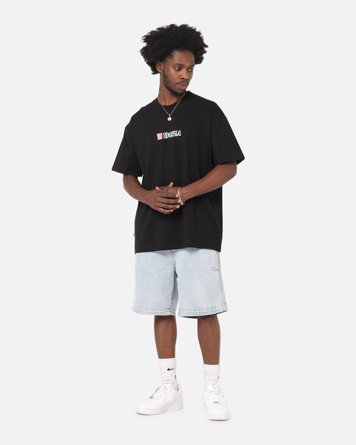 S Double Cube Mid Block T-Shirt Black