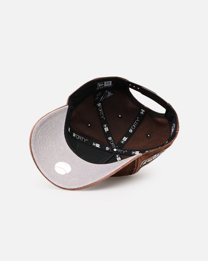 New Era Boston Red Sox 'Washed Walnut' 9FORTY A-Frame Snapback Walnut