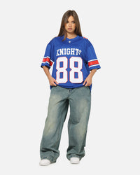 Bleacher Athletic Newcastle Knights NRL Gridiron Mesh Jersey Official Team Color