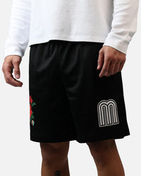 New Era Mexico National Baseball Team Rose Shorts Black