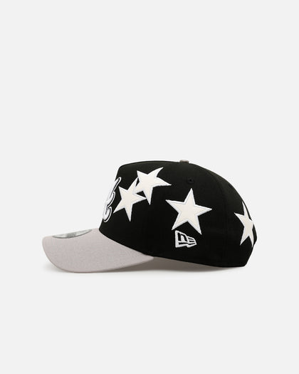 New Era Atlanta Braves 'Stars' 9FORTY A-Frame Snapback Black/Grey