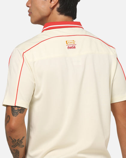 Carre Carré X Coca Cola Club Crest Polo Shirt Off White