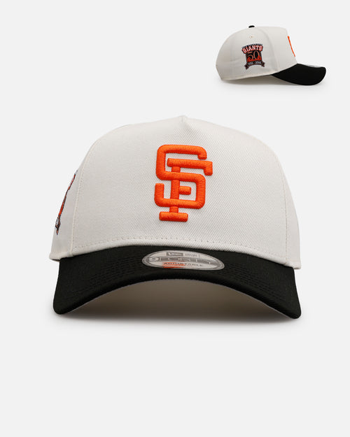 New Era San Francisco Giants 'Team Color Visor' 9FORTY A-Frame Snapback Chrome/Official Team Color