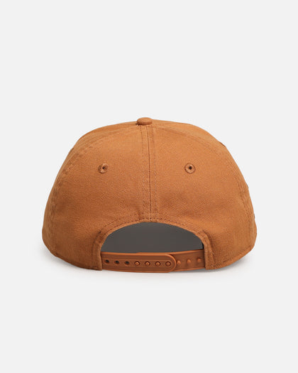 New Era New York Yankees 'Washed Canvas' 9FORTY A-Frame Snapback Walnut