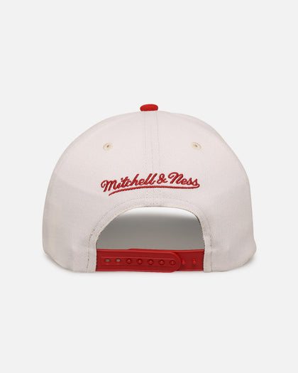 Mitchell & Ness Kansas City Chiefs 'Go Team Go' MVP Snapback Off White/Red