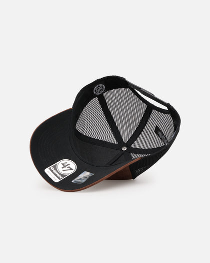 47 Brand Anaheim Ducks 'Tonal Suede' '47 Offside Trucker Snapback Chocolate