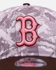 New Era Boston Red Sox 'Pink Tree Camo' 9FORTY A-Frame Snapback Pink