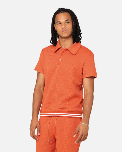 XXIII Danny Knit Polo Shirt Bright Red