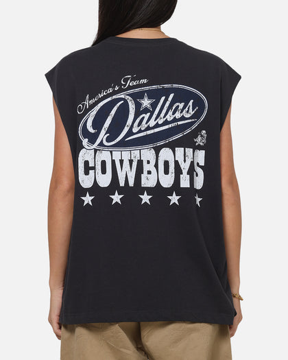 Mitchell & Ness Dallas Cowboys Americas Team Boxy Muscle T-Shirt Washed Black