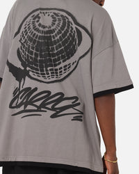 Carre Worldwide Layered T-Shirt Grey/Black