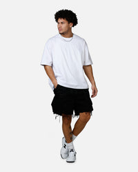 MNML Roughed Pocket Cargo Shorts Black