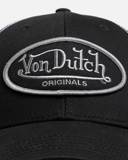 Von Dutch Originals Trucker Snapback Black/White