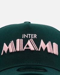 New Era Inter Miami CF 'Evergreen' 9FORTY A-Frame Snapback Dark Green