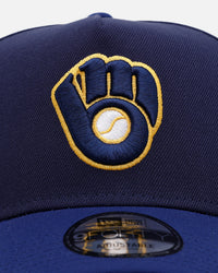 New Era Milwaukee Brewers 'Sneaky Two-Tone' 9FORTY A-Frame Snapback Original Team Colours