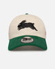 New Era South Sydney Rabbitohs 'NRL 2-Tone 2025 Collection' Casual Classic Strapback Chrome White