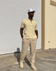 XXIII Zyair Knit Rib Button Up Shirt Cream