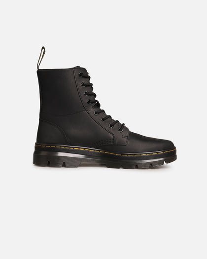 Dr. Martens Combs Leather 8 Eye Boot Black