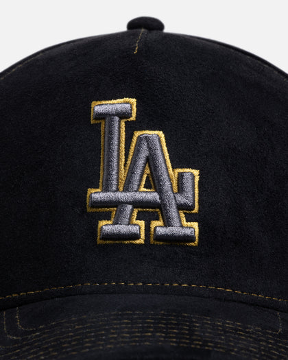 New Era Los Angeles Dodgers 'Statement Suede 10 Year Anniversary' 9FORTY A-Frame Snapback Black Suede